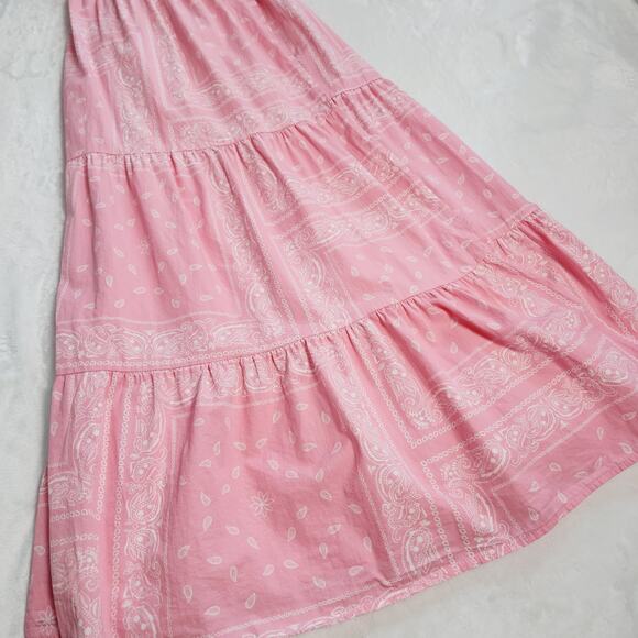 Never Fully Dressed Pink Bandana Wrap Maxi Dress - Picture 5 of 13